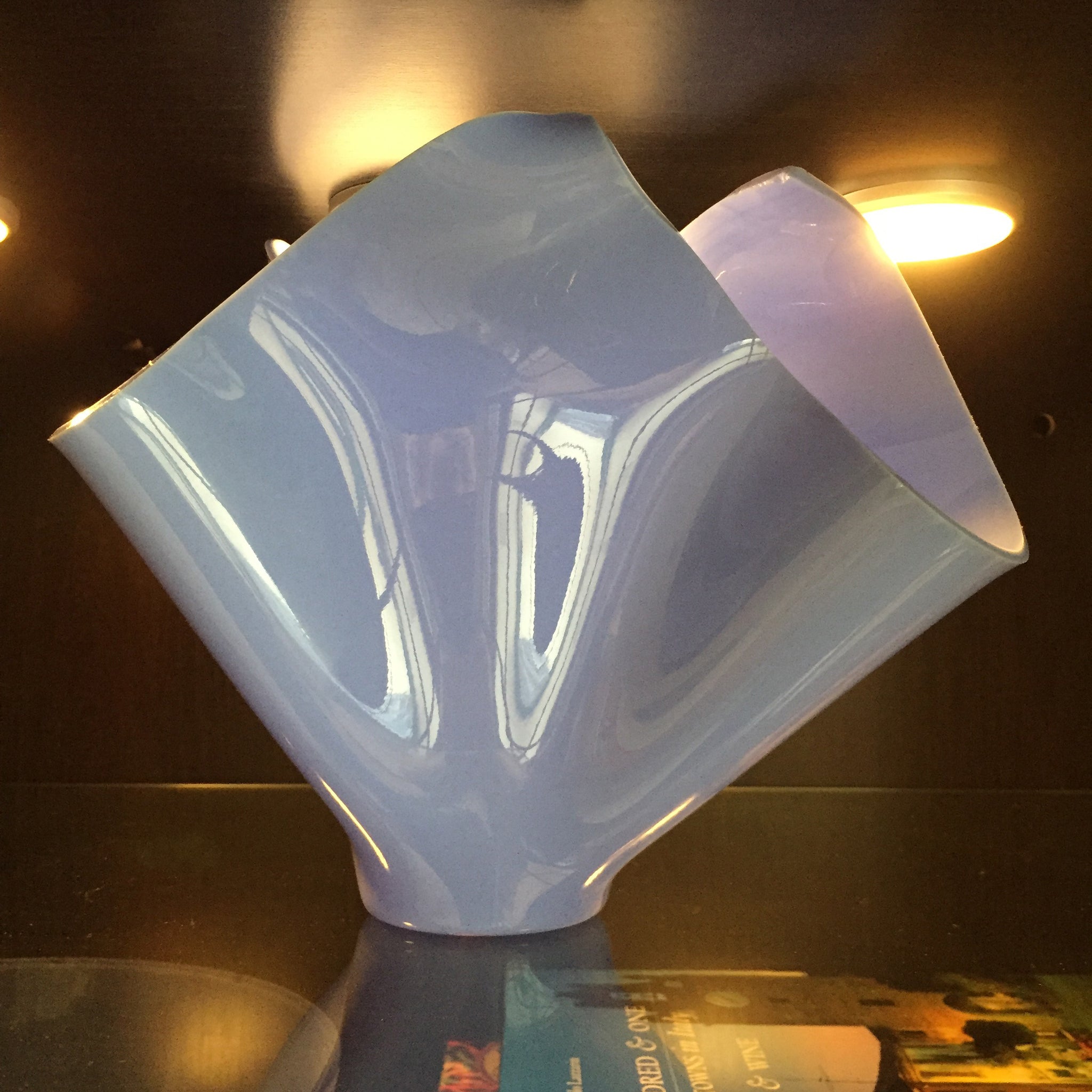 FS004-Powder Blue Vase 6x8